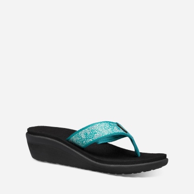 Teva Women's Voya Wedge Flip Flops Sale NZ (XTCPE-0158)